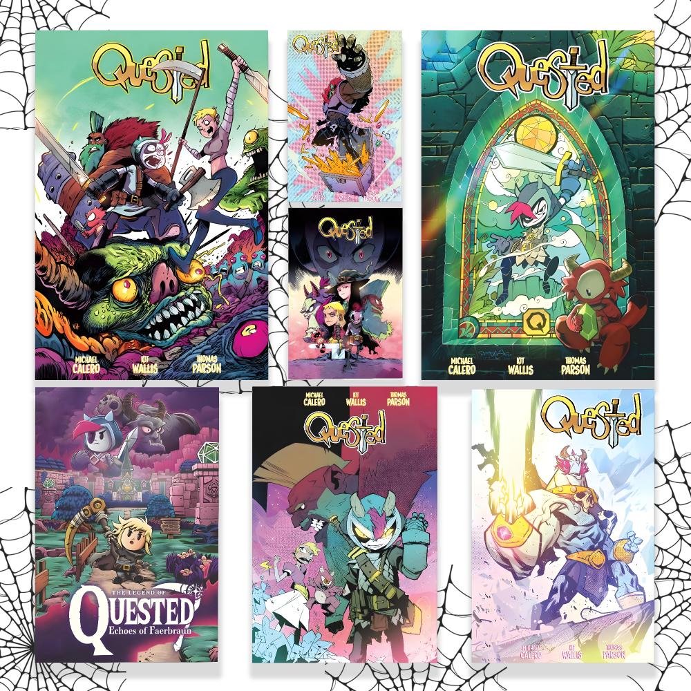 Office Quest - Brand Quested Poster Grafisches Wandkunst-Poster HD