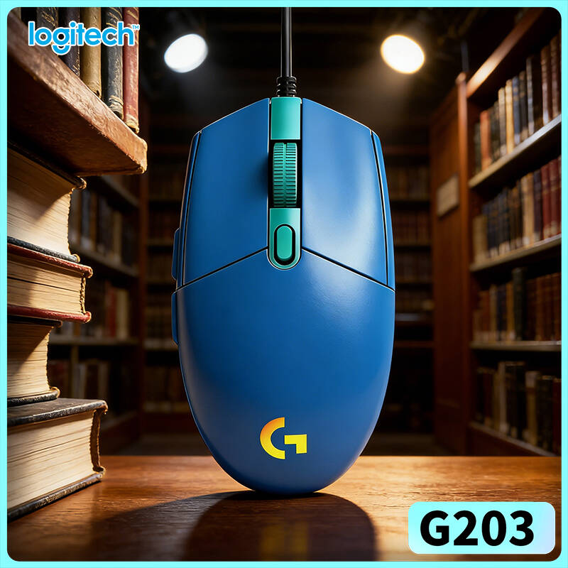 Logitech Mouse G203 - Logitech G203 LIGHTSYNC Gaming-Maus, kabelgebunden, 8000