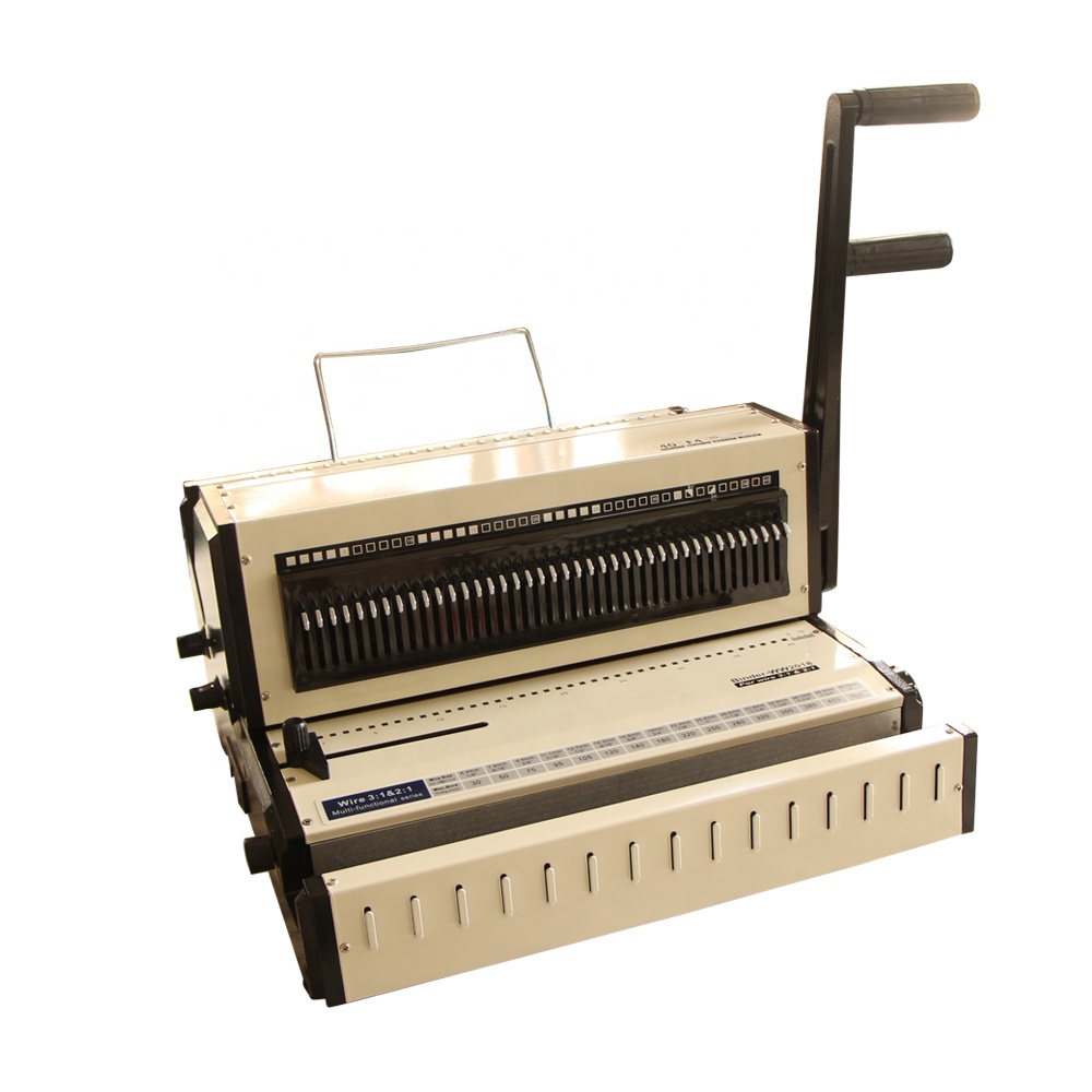 Binding Machine Comb - WW2018 Desktop Multifunktionale Manuelle Spiralbindemaschine für